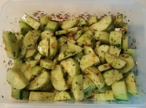 Zesty Cucumber Basil Salad