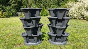container gardening stack a pots