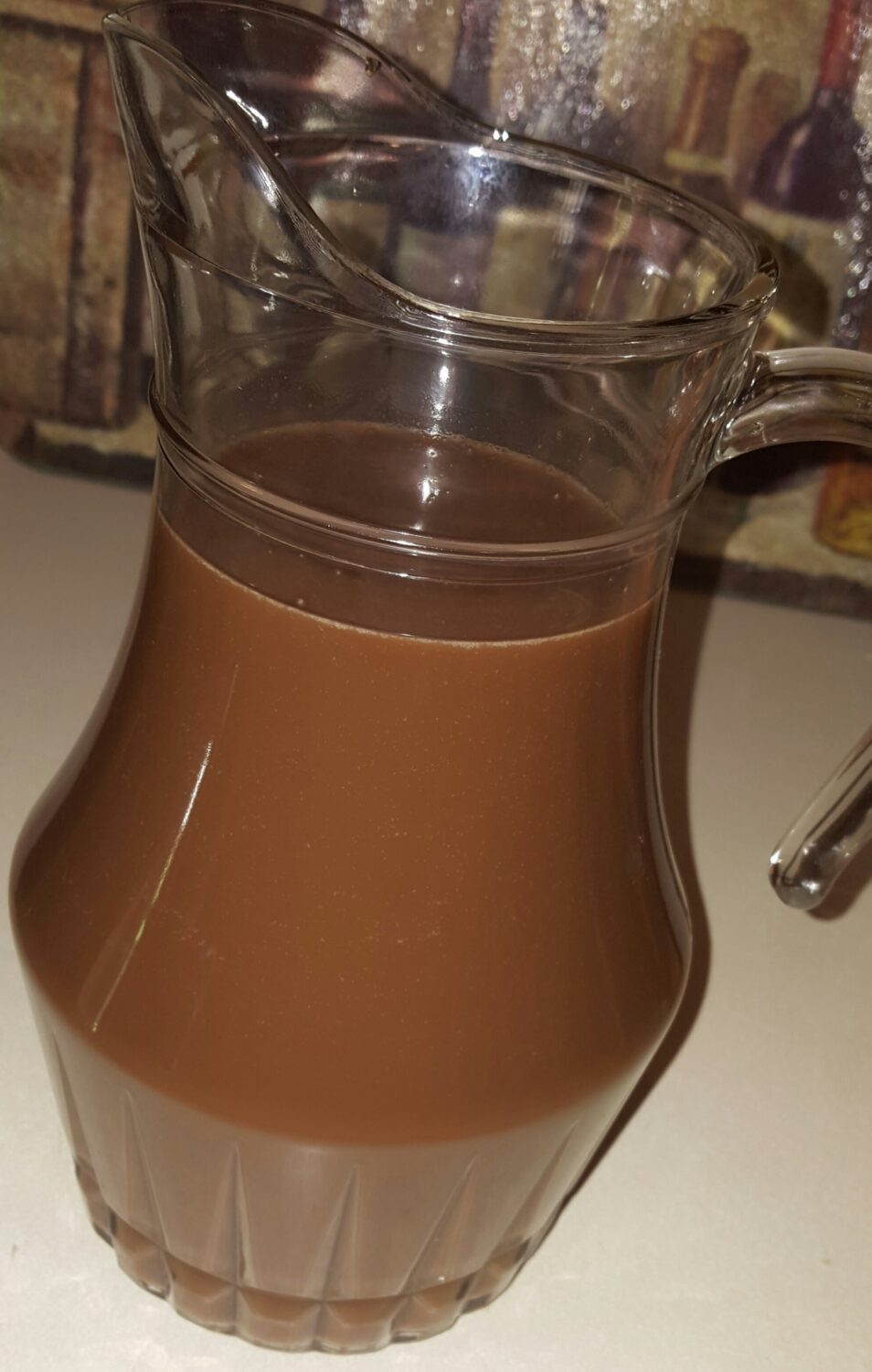 Easy 3 Ingredient Dark Chocolate Kahlua Iced Coffee (dairy-free)