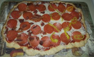 quick easy home made grilled pizza