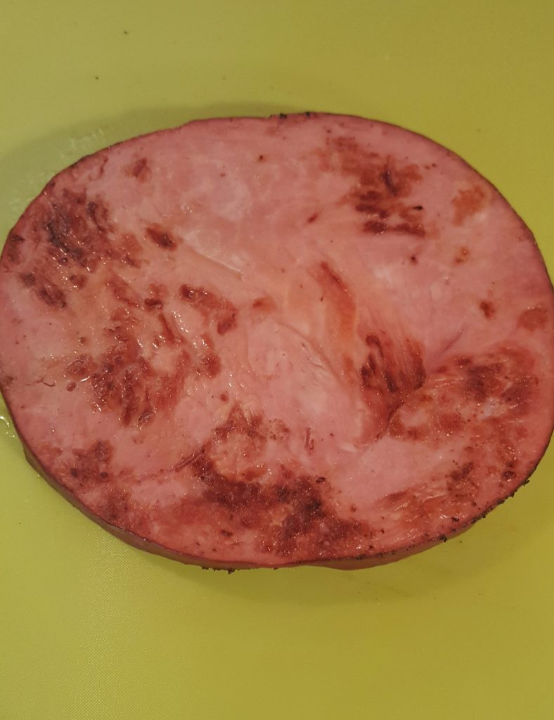 grilled ham mac & cheese