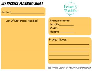 DIY Project Planner