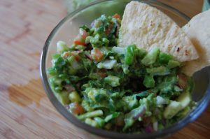 salsa bandera guacamole