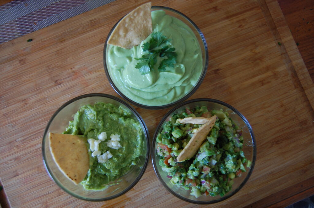 3-way Guacamole – Dip into these three unique recipes of a Mexican classic