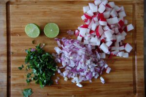 cinco de mayo vegetables preparation