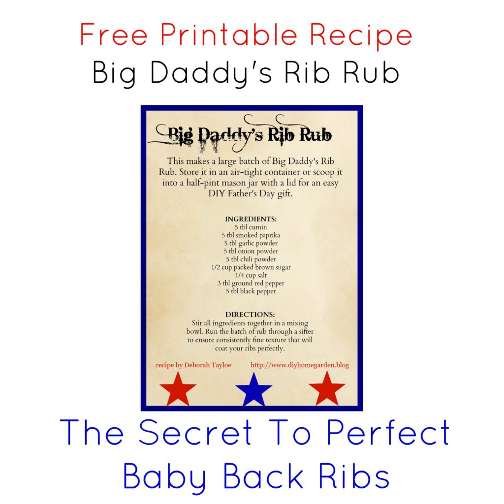 baby back ribs rub