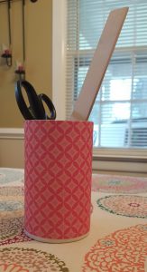 pink desk organizer