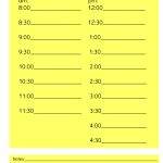 free printable fun yellow day planner sheets free printable