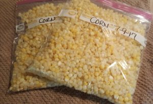 freezing corn