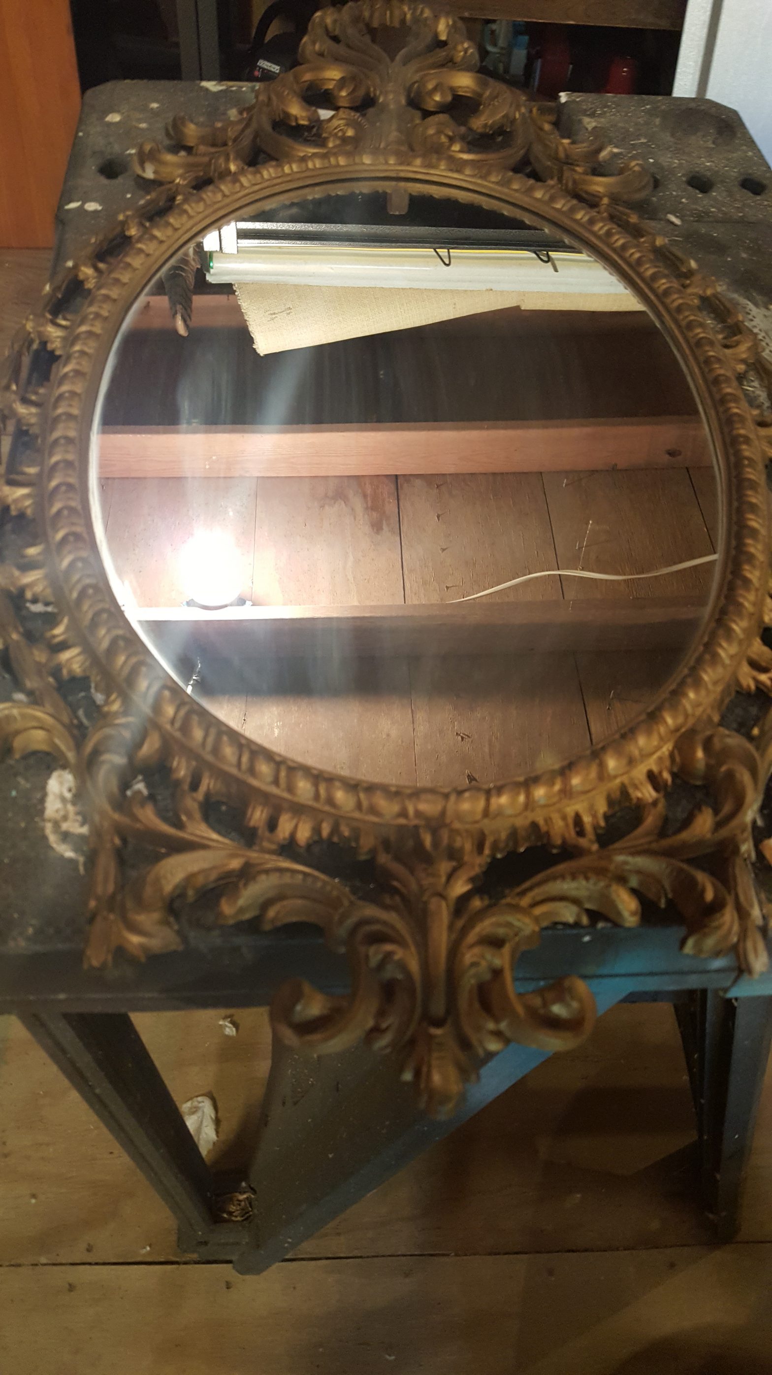 How To Refinish A Vintage Mirror diyhomegarden.blog