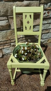 How To Upcycle A Chair for your garden