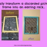 photo frame upcycle