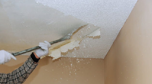 DIY: How to Remove a Popcorn Ceiling