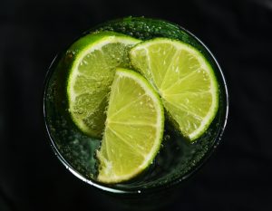 lime infused water