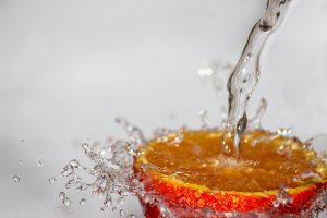 orange infused water