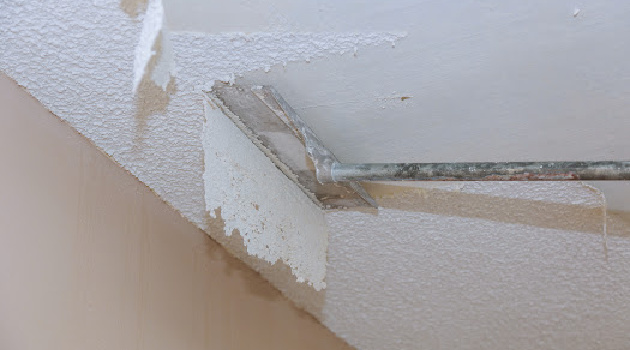 popcorn ceiling