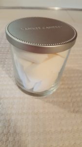 easily remove wax from a candle jar