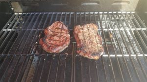 hot to grill steaks