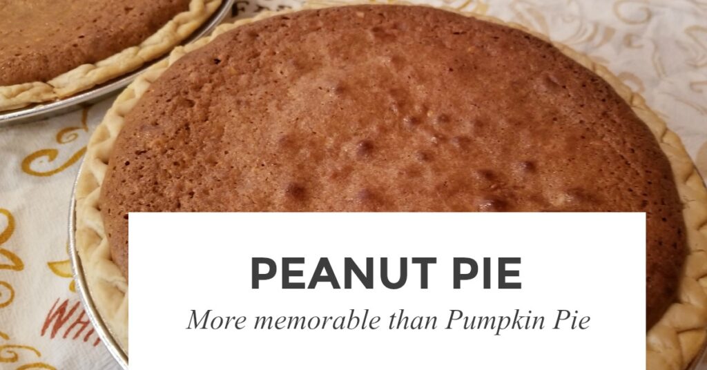 Peanut Pie – So Decadent You’ll Want To Slap Yo Mama