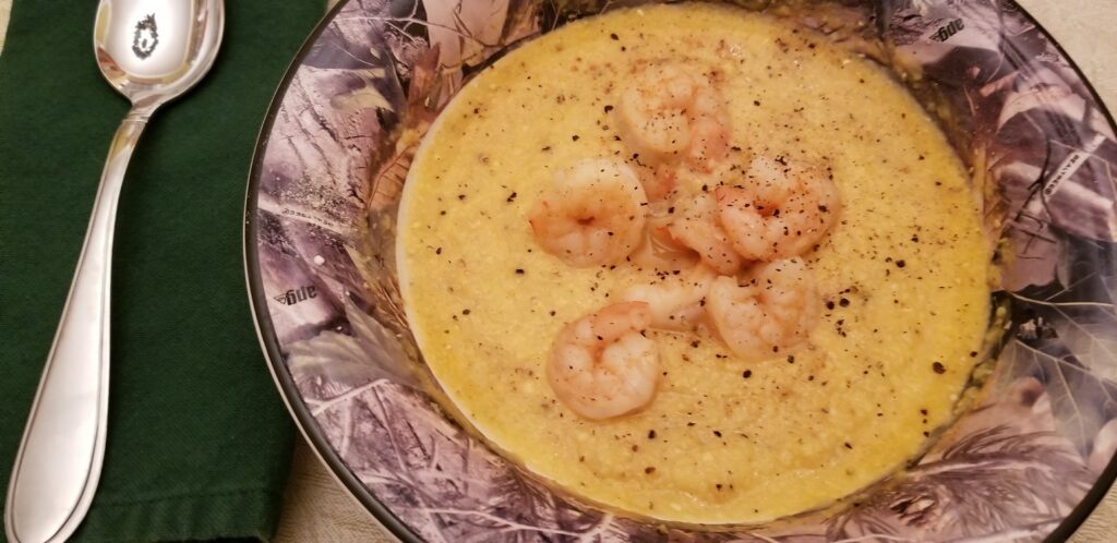 10 Minute Meal Shrimp and Grits