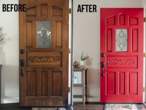 foyer ideas diy paint front door