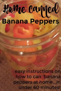 hone canned banana peppers