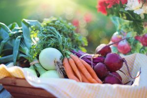 agriculture basket beets bokeh