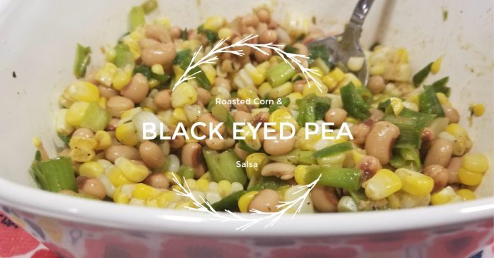 Roasted Corn and Black Eyed Pea Salsa