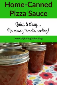 home canned pizza sauce