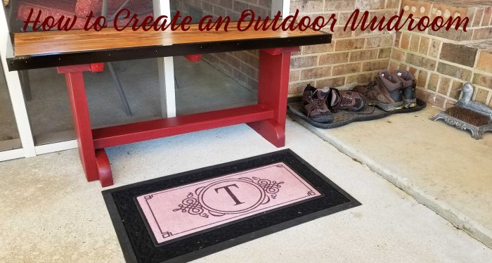 Create an Outdoor Mudroom if You Don’t Have Room for One Inside
