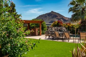 patio heater and outdoor entertainment