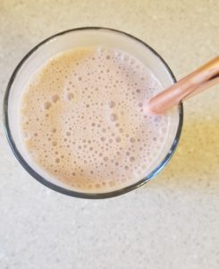 ww chocolate protein booster shake