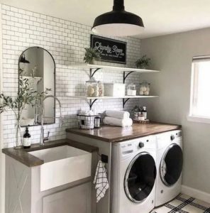 upgraded laundry room a 2020 home deocr trend