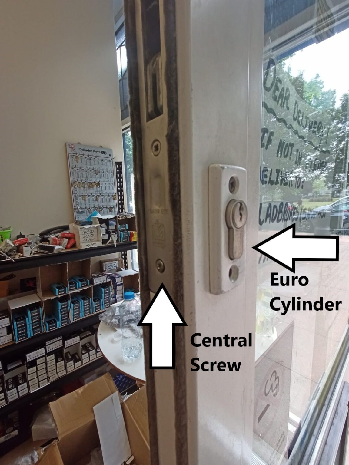 Changing a Euro Cylinder Lock on Composite, UPVC or Auminum Door