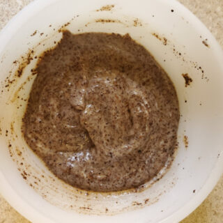 coffee facial scrub