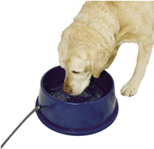 heated water bowl