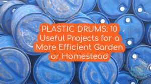 plastic drums