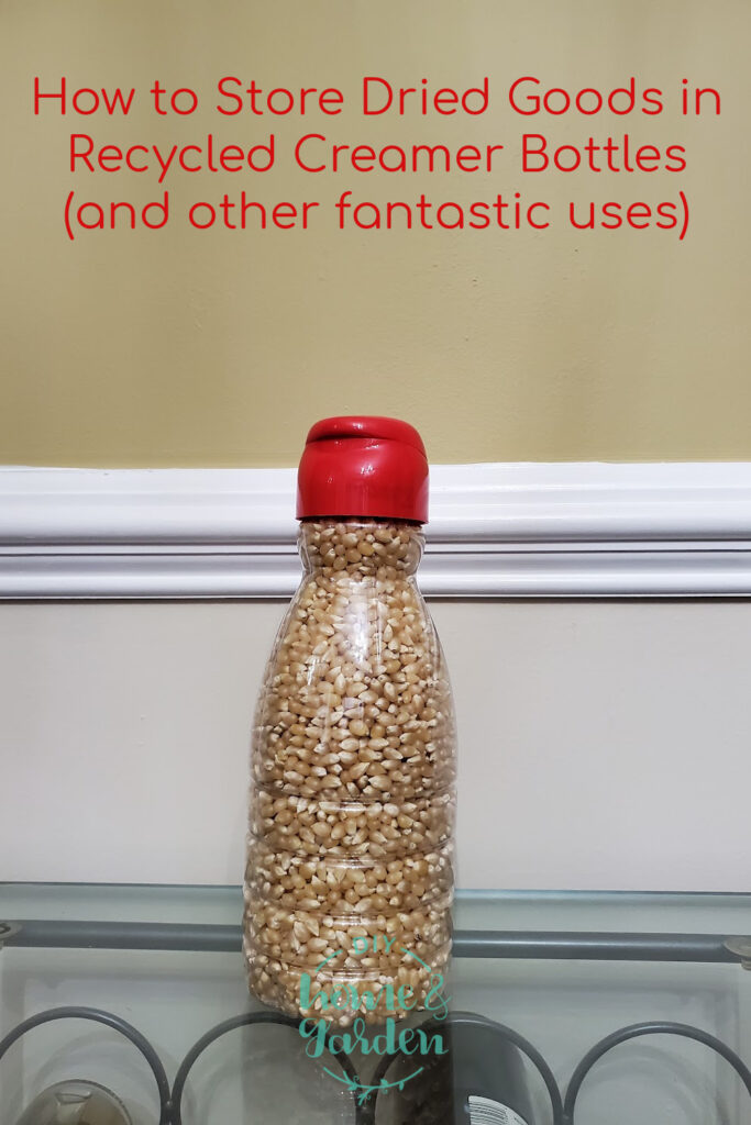 dried goods plastic bottle