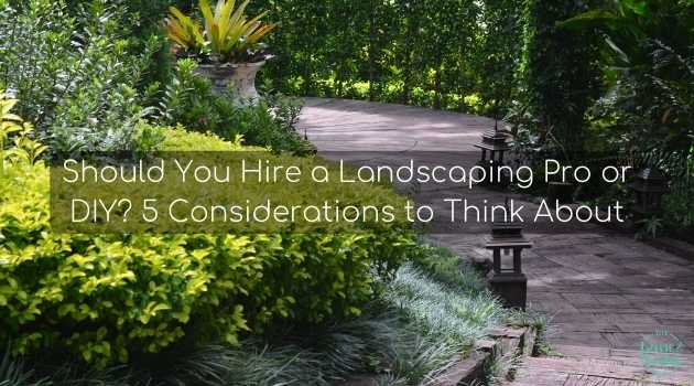 Should You Hire a Landscaping Pro or DIY? 5 Considerations to Think About