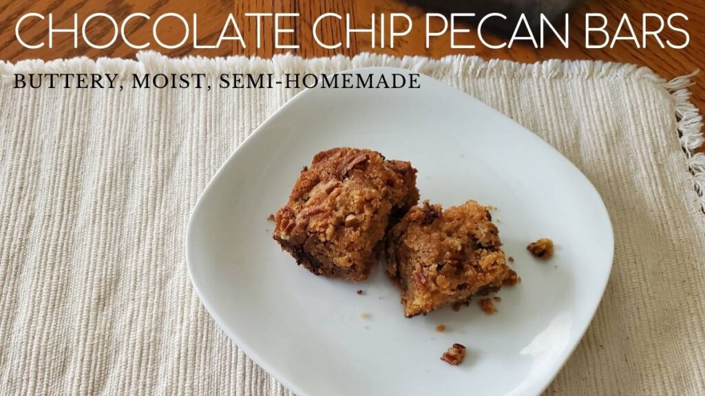 Pecan Bars: How to Make Chocolate Chip Pecan Bars in 6 Easy Steps