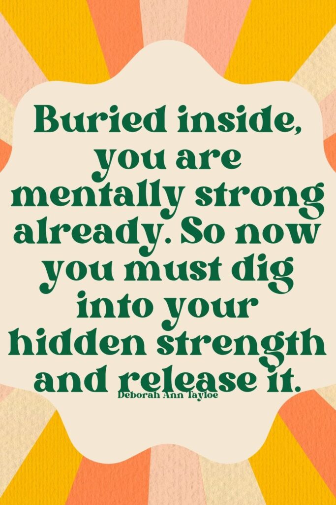 mentally strong person quote