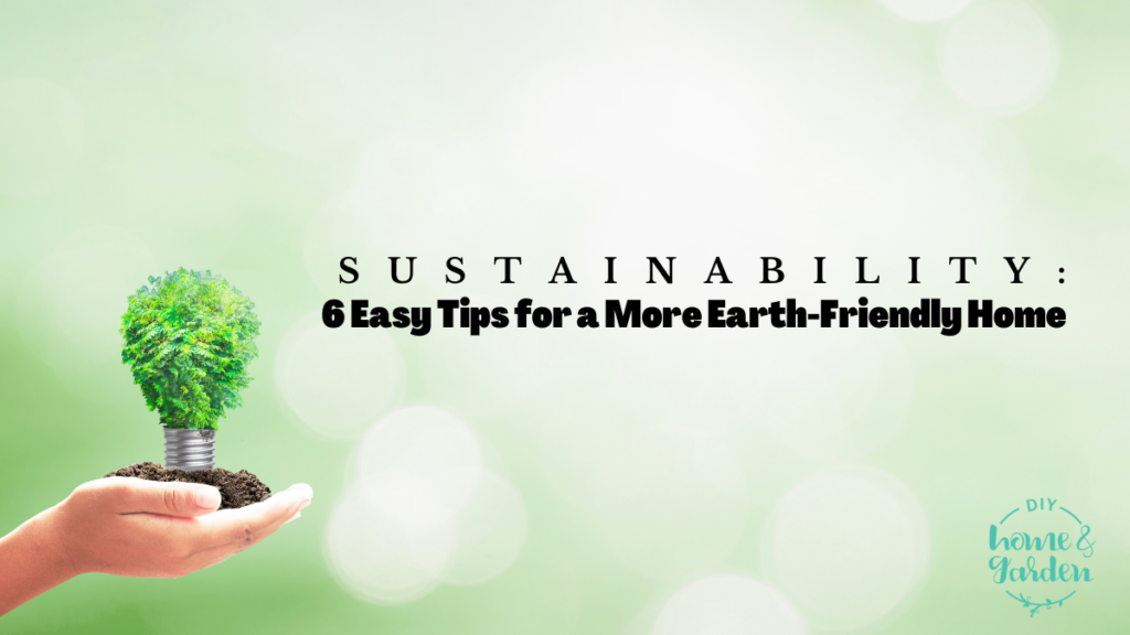 Sustainability: 6 Easy Tips for a More Earth-Friendly Home