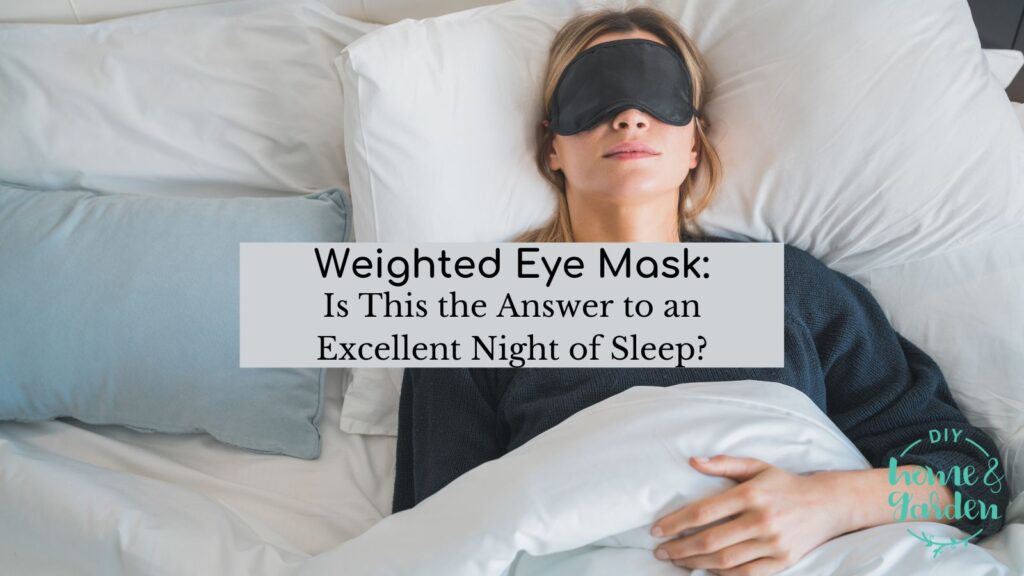 weighted eye mask