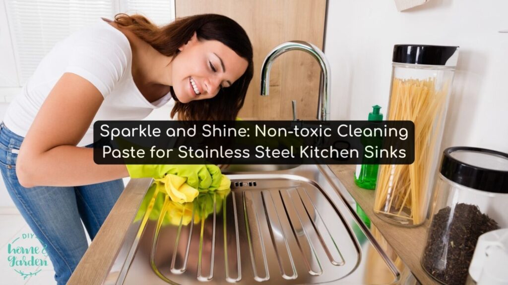 Sparkle and Shine: Non-toxic Cleaning Paste for Stainless Steel Kitchen Sinks