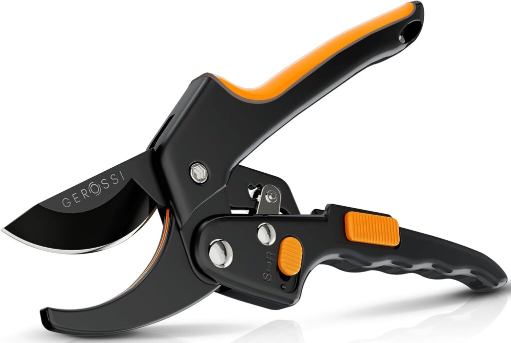 ratchet pruning shears