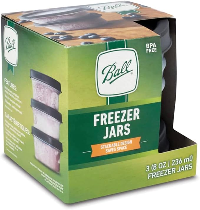 ball freezer jars amazon https://amzn.to/3VVr7OG