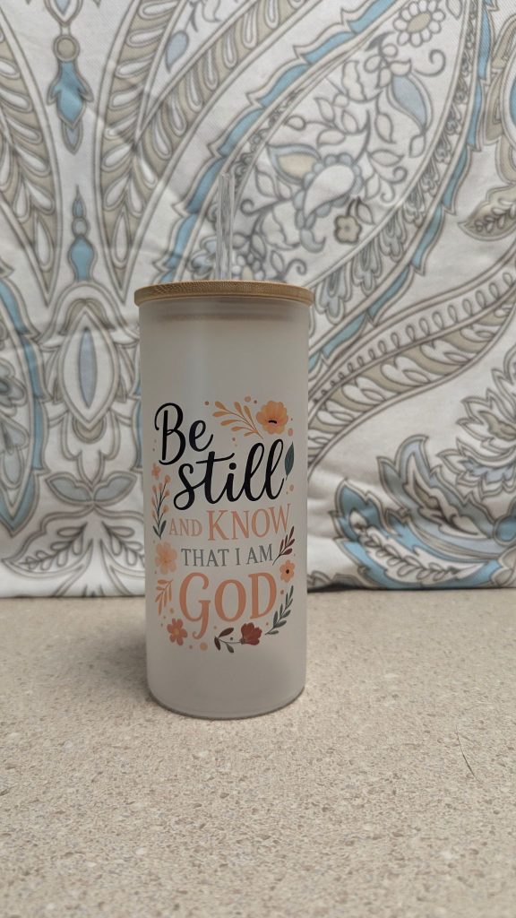 be still and know sublimation project